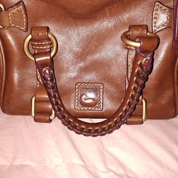 Dooney & Bourke Nano Florentine Handbag With Crossbody Strap - Picture 1 of 4
